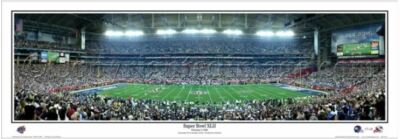 Super Bowl XLII (2008) NEW YORK GIANTS vs. Patriots Panoramic POSTER Print