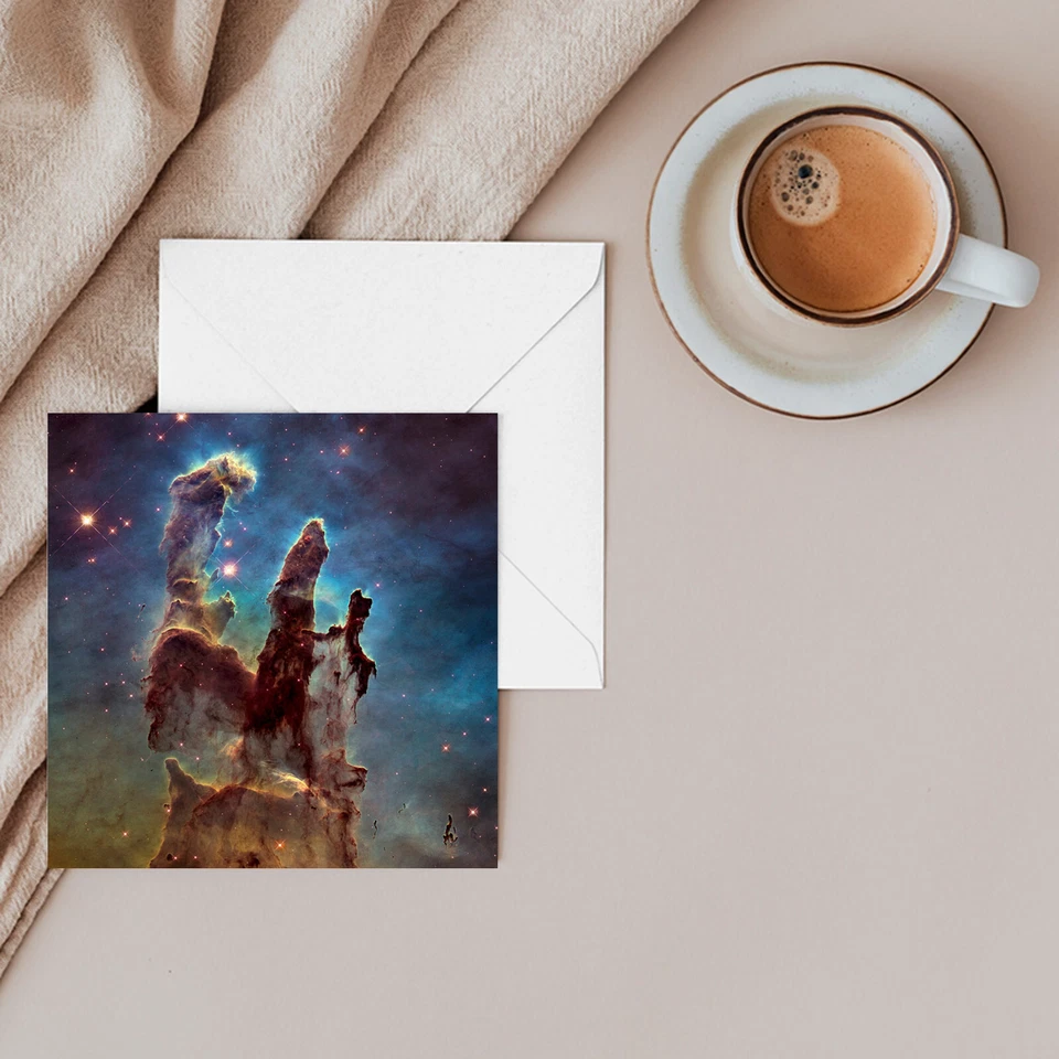 Space Art Greeting Card - Pillars of Creation - Birthday, Xmas, Fathers Day Card - Image 4 of 4