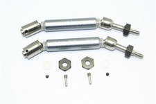 GPM Gun Stainless Steel Rear CVD Driveshafts Traxxas 4x4 Slash Rustler Stampede