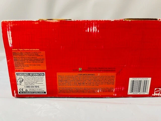 Mattel Toy Story 2 1999 control de vuelo Buzz Lightyear - caja dañada Foto 3 de 3