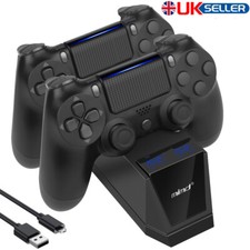 Wireless PS4 Controller Stand USB Charger Charging Dock Station For Playstation4
