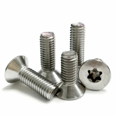 M6 304 Stainless Steel Torx Countersunk Head Screw T&TX Plum Flat Bolt 8mm-90mm