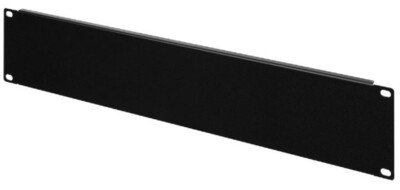 2 HE U Rackblende Frontplatte Rackpanel Blende Rack Panel 19'' Blindplatte SFX