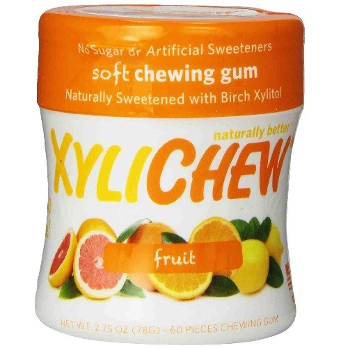 4 Bottles Xylichew Gum Fruit Flavor 60 Ct EA Exp 12/2020 for sale