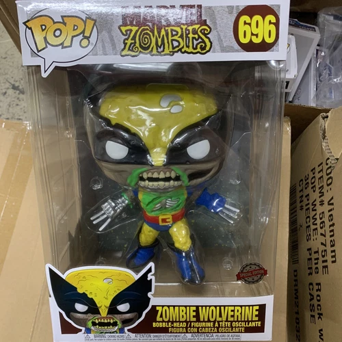 Funko Pop! Zombie Wolverine #696 Exclusive 10 Inch Jumbo Marvel Zombies
