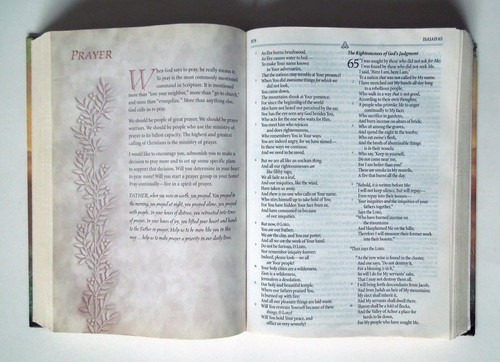 The Inspirational Study Bible (NKJV) - Max Lucado (editor), 1995 hc, Word Bibles - Picture 13 of 17