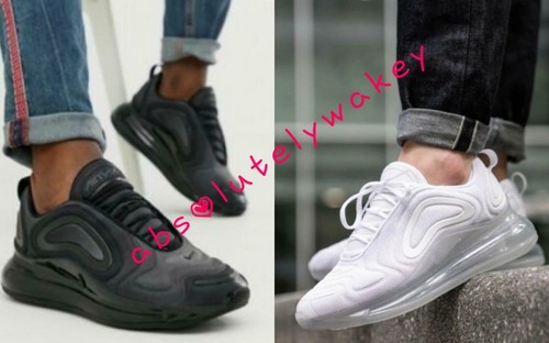 Nike Air Max 720 Uomo Donna Scarpe Ginnastica Unisex Bianco, Nero, Spazio Volo - Foto 1 di 38