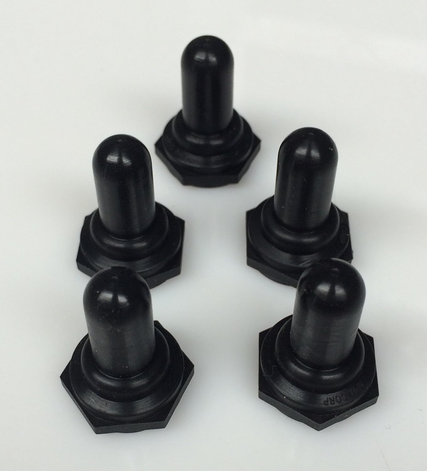 Toggle Switch Boot, Black, Fits Carling Technologies, Blue Sea, and ...