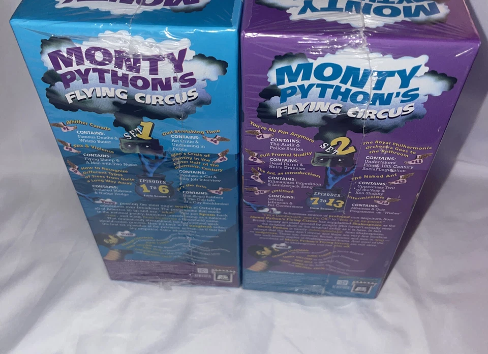 Monty Python's Flying Circus Set 1 and Set 2 on VHS SEALED! - Image 3 of 3