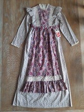 Vtg Prairie Core Dress Winnie The Pooh For Sears Growing Girl Sz 12 NOS Costume