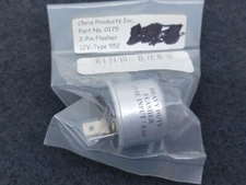 TF536/552 TURN SIGNAL FLASHER "New Replacement" 1965-1990 Harley RPL# 68543-64B