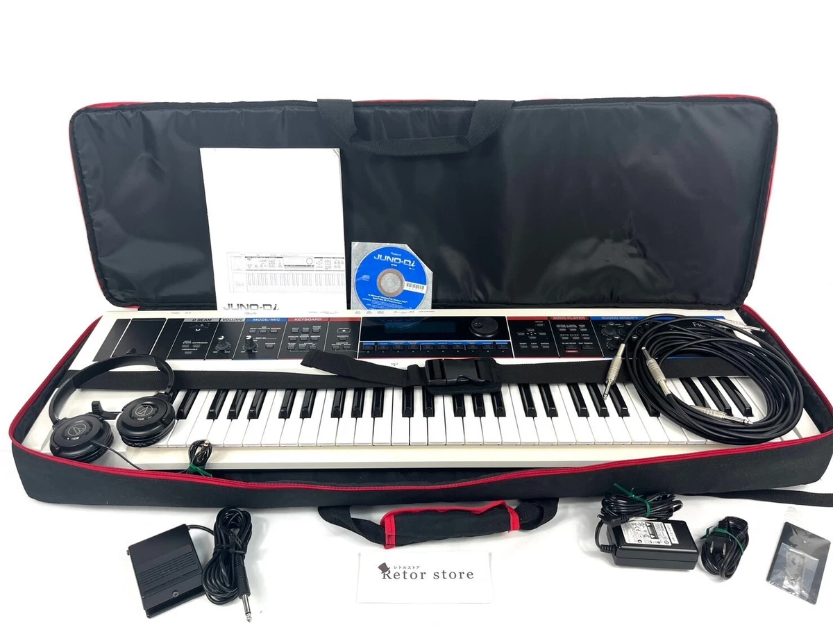 Roland Juno-Di Keyboard Synthesizer Tested Working USED From JAPAN Vintage Great