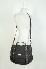 Barbour Waxed Cotton Black Shoulder Bag Tarta...