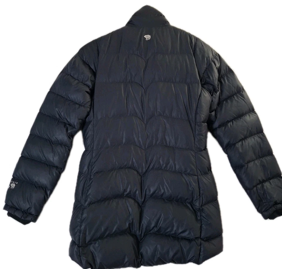 Chaqueta acolchada Mountain Hardwear para mujer XS negra cremallera completa Foto 2 de 4