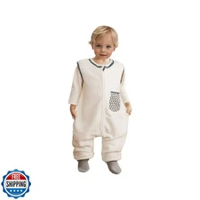 Toddler Sleeping Sack with Feet (12-24 Months) Fleece Tog 1.5 Plush Soft Baby