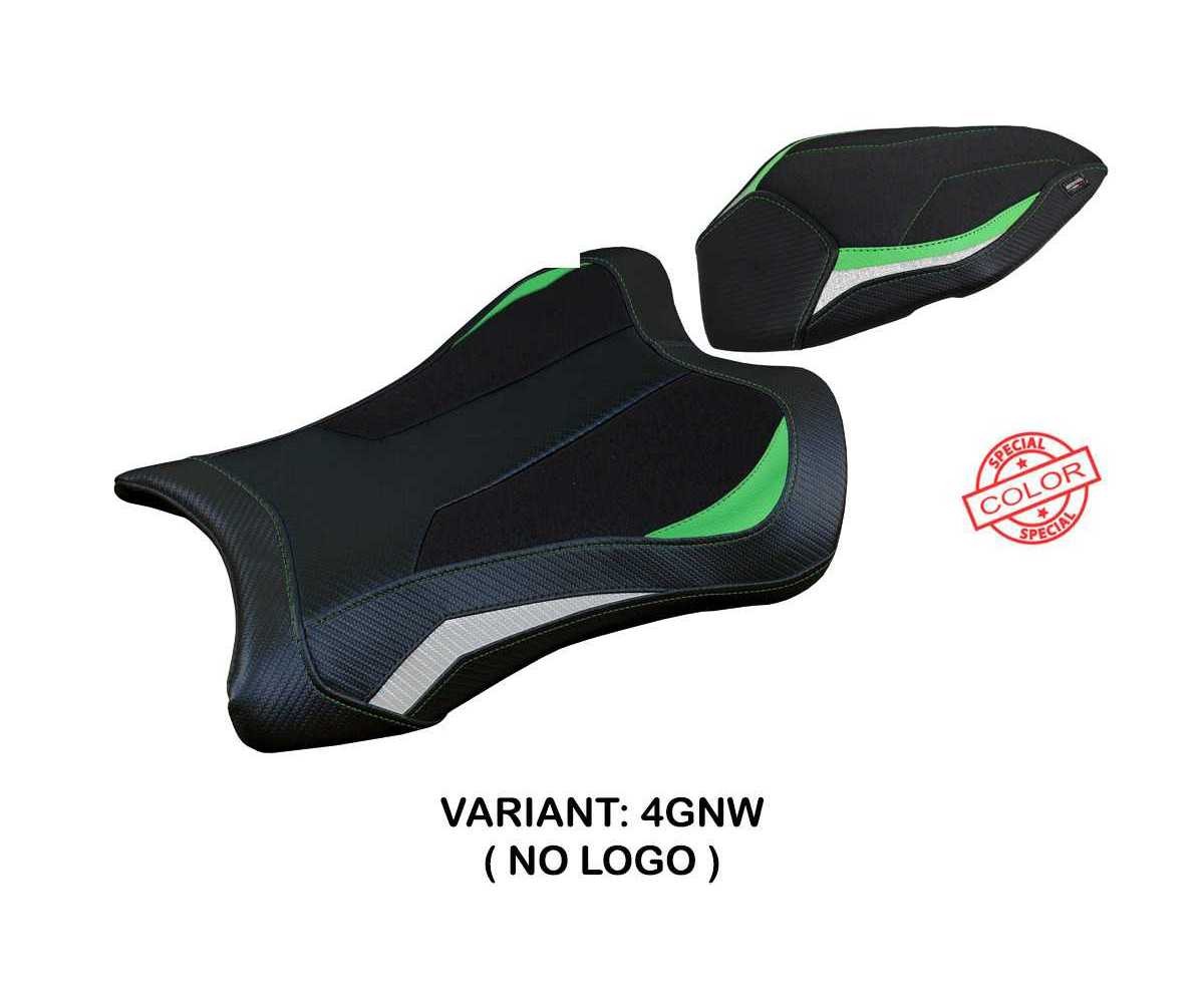 Seat cover Dexter Ultragrip Green White GNW TPZ Kawasaki Ninja ZX 10 R 2021 2023