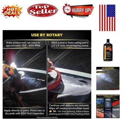 Meguiar s Mirror Glaze M105 Ultra-Cut Compound   Professional Heavy-Cut Car P...