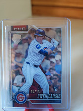 2026 Topps Deries 1 Owen Caissie Clear Acetate SSP /10 Cubs Siper Rare Bookend