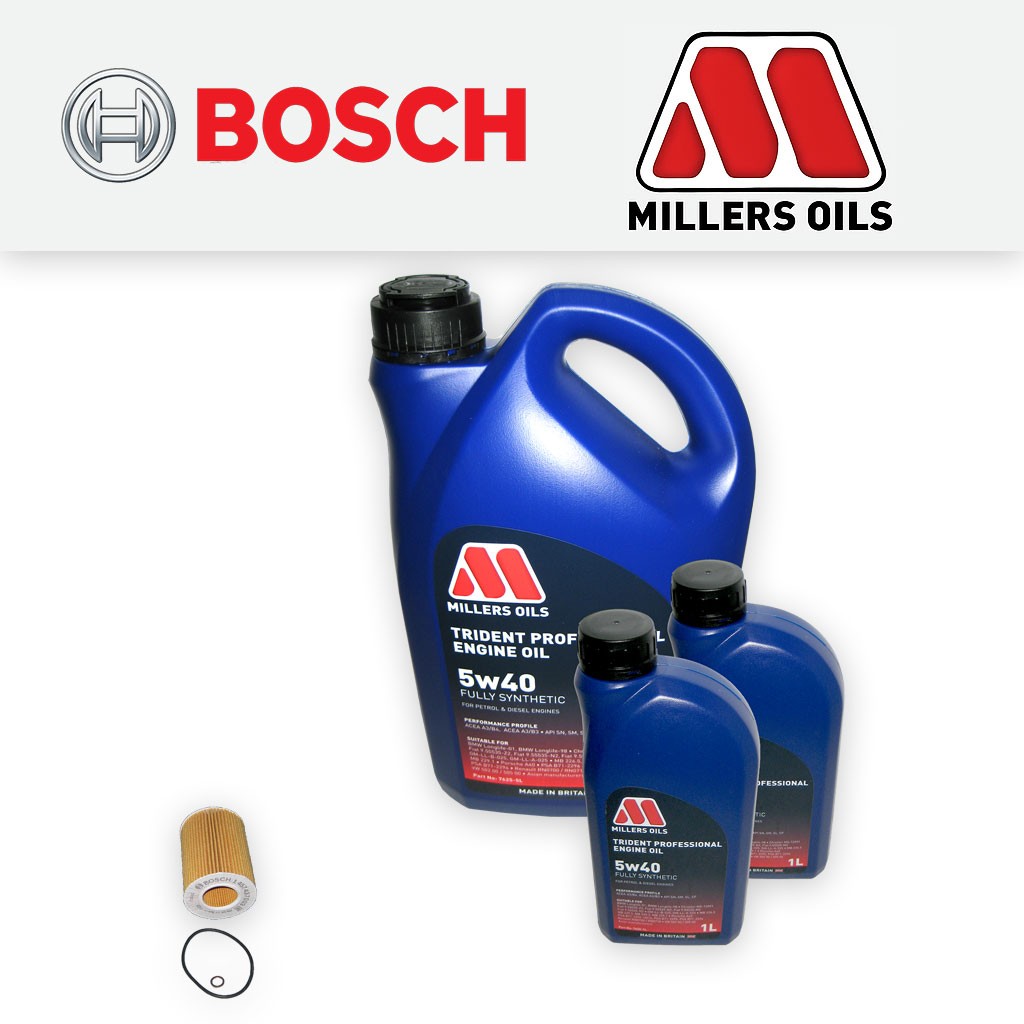 SERVICE KIT for BMW Z3 2.0 2.2 OIL FILTER +5w40 FS OIL (1999-2002)