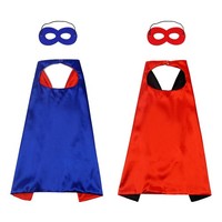 Kinder Umhang Maske Superhelden Cosplay KostüM Fasching Geburtstag 2 StüCk