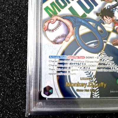 PSA 8 One Piece Promos Dodgers Night #010 Monkey D. Luffy | eBay