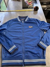 Retro Fila 30 Tracksuit Top Jacket Small Blue White Settanta 80s Casuals Terrace