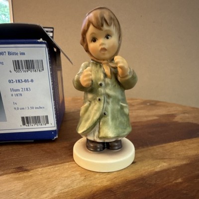 Goebel Hummel Hum 2183 Girl Porcelain Figurine 9cm Painted People Theme 2007 Box