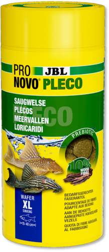 JBL ProNovo Pleco Wafer XL 1000ml Futter Futtertabletten für L-Welse Saugwelse