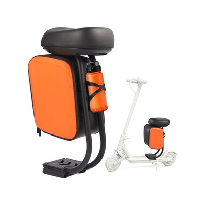 Scooter Seat with 10L Large Storage Bag & Cup Holder, Shock Absorption Seat C...