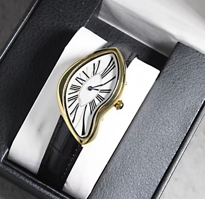 Crash DALI PARIS FRENCH HOMAGE HERREN VINTAGE Uhr Unisex Famous Luxus Gold