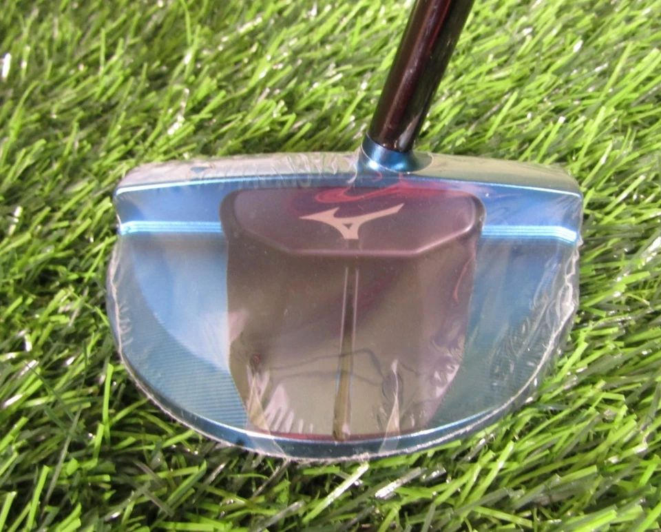 New LH Mizuno M. Craft OMOI 05 Blue Ion Putter, 34", w/Headcover & Weight Kit - Image 3 of 4