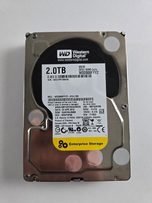 Western Digital WD RE 2TB Interne Festplatte WD2000FYYZ 3,5 Zoll HDD SATA 6Gb/s