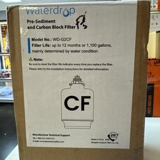 Waterdrop WD-G3-CF Pre-Sediment  Carbon Block Filter New