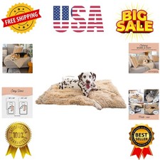 Calming Shag Dog Blanket   Ultra Soft Faux Fur Pet Throw, Anxiety-Relief, Lig...