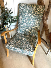 Beautiful 1970 original vintage ParkerKnoll armchair. Reupholstered Ex Condt