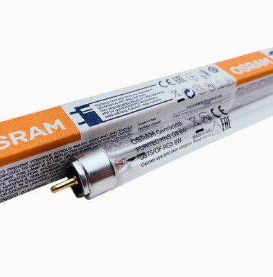 OSRAM HNS 8W UV germicidal lamp G8T5/OF PURITEC G5 UVC disinfection tube Filter