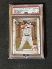Jasson Dominguez 2020 Bowman Chrome Prospects #BCP243 Rookie - PSA 10