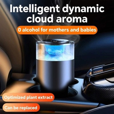 Smart Induction Car Aromatherapy Diffuser Auto On/Off Mist Maker Fogger Portable