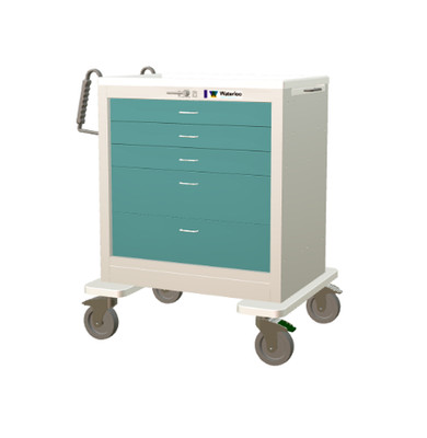Waterloo 5-Drawer Steel Treatment Cart