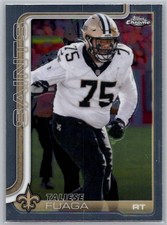 2025 Topps Chrome Football - Taliese Fuaga - #219 - New Orleans Saints