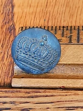 Vtg Uniform Buttons 3/4" WW1 Imperial German Army Uniform Coat Button