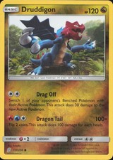 Druddigon 157/236 COMMON REVERSE HOLO Unified Minds Pokemon Lightly Played