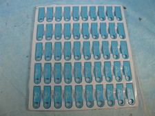 Lot of 50 16GB USB 2.0 Memory Stick Thumb Drive - Steel Plated - Blue - NEW