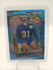 2025 Panini Prizm- Blue Wave Prizm- Jt Tuimoloau /230 Indianapolis Colts (Rc)
