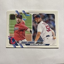 2021 Topps Update Series Rookie Combos #US121 Cleveland Indians