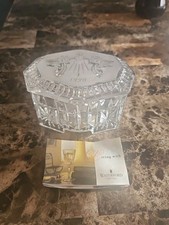 1998 Waterford Crystal  "Hark The Herald Angels"  Music Box, Beautiful