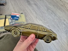 Vintage McCoy Green Ceramic Car