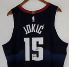 Nikola Jokic Signed Denver Nuggets Nike ADV NBA Authentic City Jersey USASM BAS