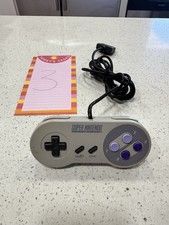 Super Nintendo SNES SNS-005 OEM Controller Authentic Tested Working Official