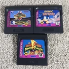 Sega Game Gear Lot of 3 Games: Sonic Triple Trouble, Power Rangers++ Carts Only